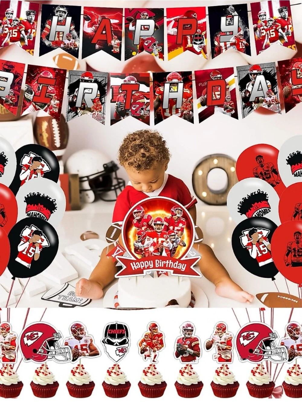 Patrick Mahomes Birthday Decorations